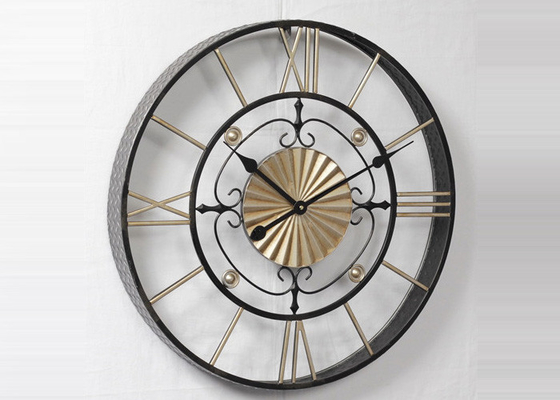 Home Decor Handmade Antique Metal Wall Art Clock