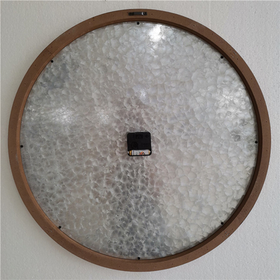 Circular Antique Big Digital Analog Metal Wall Art Clock